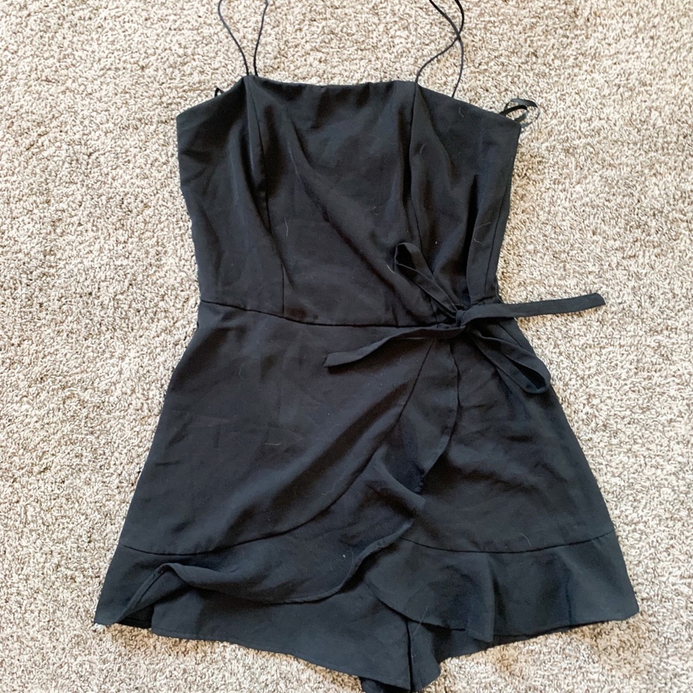 Black Dressy Romper